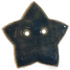 2 3/4" Blue Ceramic 2-Hole Star
