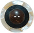 1 3/4" Horn with Inlaid Shell and Coconut 2-Hole