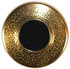 Textured Gold Rim with Black Center