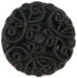 Black Glass Buttons