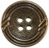 Bronze 4-hole w/Ridge Rim & Textured Center