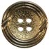 Gold 4-Hole with Ridge Rim and Textured Center