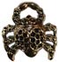 1" Gold Crab 