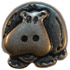 11/16" Silver Hippo