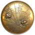2 3/16" Brass Spider, Web and Fly (56mm)