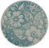 2 3/16" Light Blue Art Stone Flowers 