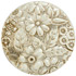 2 3/16" Ivory/ Tan Art Stone Flowers with shank back 