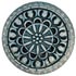 1 3/8" Blue Moroccan Art Stone