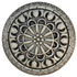 1 3/8" Maroon Moroccan Art Stone