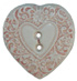 1 5/16" Pink Art Stone Heart