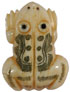 1 1/4" Carved Bone Frog