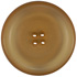 1 11/16" Opaque Camel 4-Hole Concave with Rim