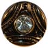 Gold Deco Glass with Crystal Center