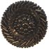 1 3/8" Black Beaded and Sequins