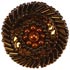 1 3/8" Bronze Beaded and Sequins