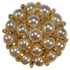 1 1/8" Pearl Beaded and Gold