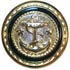 Gold with Anchor and Black Inner Rim