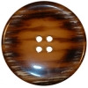 2 3/4" 4-Hole Tan/Brown/Cream  Was $11.95 Now $8.50Poly Button (70mm)