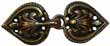 2" Antique Brass Romance Clasp