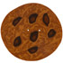 1 7/16" Fimo Clay Abstarct Cookie