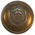 13/16" (21mm) Brass Crest Button w/Etch Rim  Was $2.95 Now $1.75