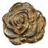 5/8" Silver Rose