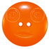 11/16" Orange Face w/2 Holes