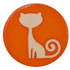 5/8" Orange "Cool Cat"