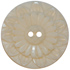 1 3/8" 2-Hole Carved Bone Flower