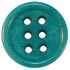 1" Teal Corozzo 6-Hole with Rim