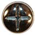 7/16" Silver Screw (Shank Back)