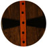 1 1/4" Inlaid Wood with Dots