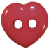 6/16" Pink Heart 2-Hole