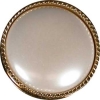 Pearl center button w/gold rim
