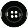 Black 4-Hole Button 5/8"