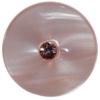 Light Pink w/ Pink Rhinestone Center 7/8"