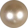 Frosted Ivory Glass Pearl Button 3/8"