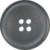 Black Button corrozo 4-hole