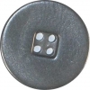 Black Button corrozo 4-hole 11/16"