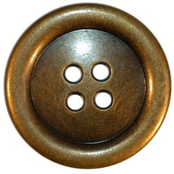 A Set Of 4 Victorian Brass Antique Buttons