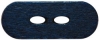 1" Navy Wood Toggle (25mm)