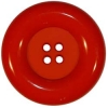 Red 4-Hole Button w/ Thick Rim