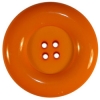 2" Bright Orange 4-Hole Button w/Thick Rim (50mm)