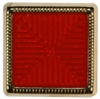 Red Square w/ Gold Rim