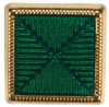 Green Square w/ Gold Rim