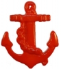 11/16" Red Anchor Button (18mm)