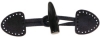 6" Navy Suede w/Horn-Look Toggle (Italian) 150mm