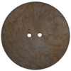 Grey Coconut Shell 2-Hole Button Sz 2 1/4"