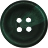 Dark Green Variegated Concave 4-hole Button