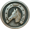 Silver Horse Head w/Shoe